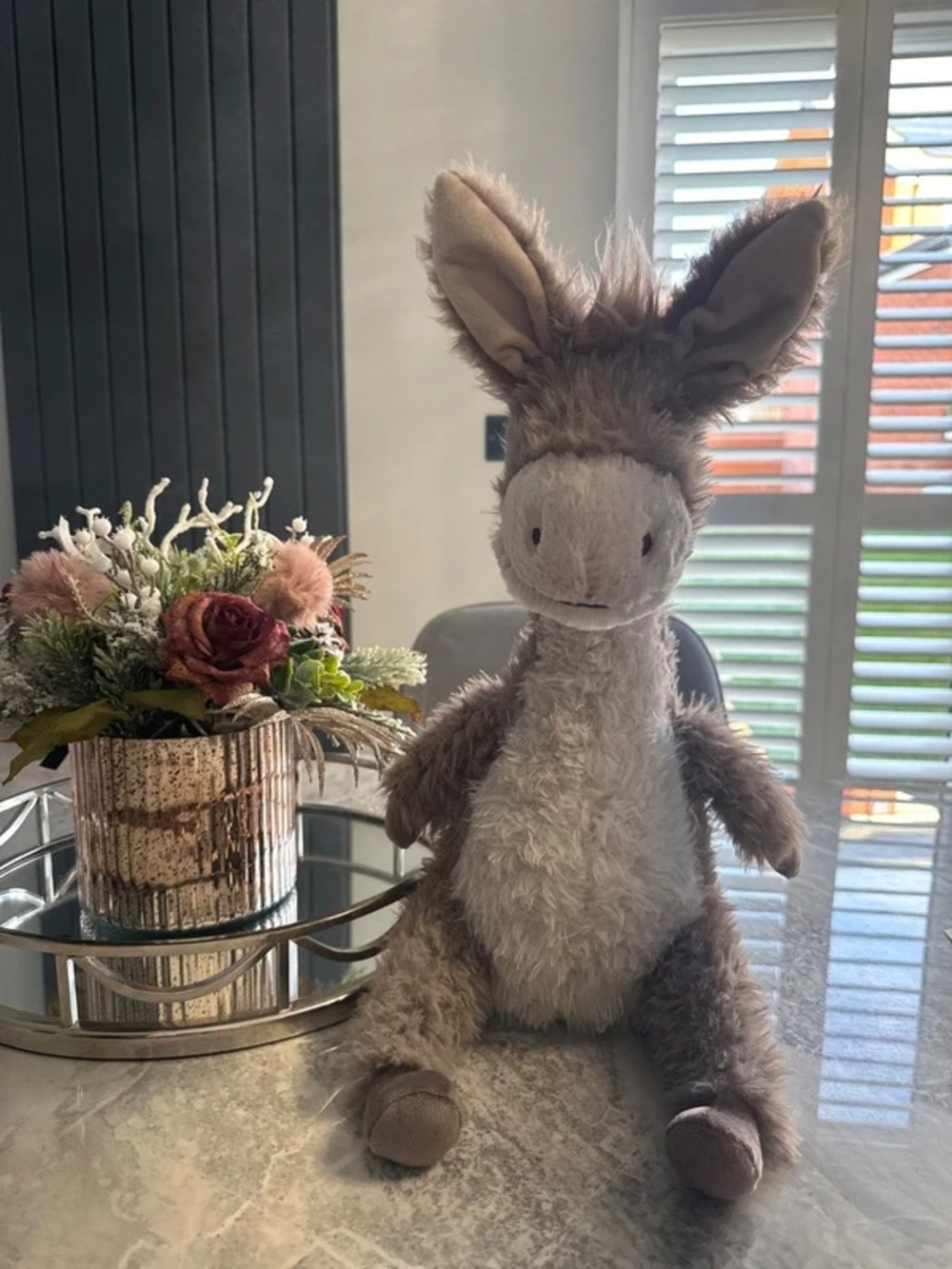 BNWT Jellycat Dario Donkey Plush Stuffed Animal